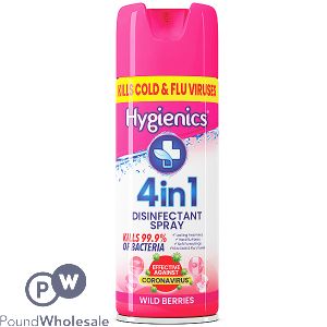 Hygienics 4-in-1 Wild Berries Disinfectant Spray 400ml