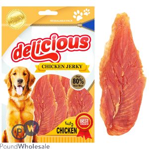 WORLD OF PETS CHICKEN JERKY DOG TREAT 3 PACK