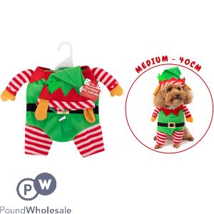 Smart Choice Christmas Dog Elf Costume Medium 40cm