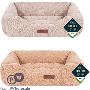 Sweet Dreams Boucle Sherpa Pet Bed Small 46cm X 36cm X 15cm Assorted Colours