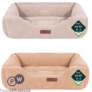 Sweet Dreams Boucle Sherpa Pet Bed Medium 58cm X 48cm X 20cm Assorted Colours