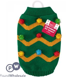 Smart Choice Christmas Tree Dog Jumper Small 30cm