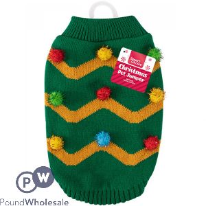 Smart Choice Christmas Tree Dog Jumper Medium 40cm