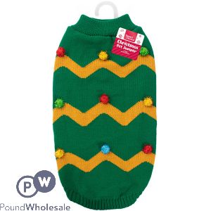 Smart Choice Christmas Tree Dog Jumper Large 50cm
