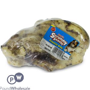 World Of Pets Scrummy Snacks Knuckle Bone Dog Treat 