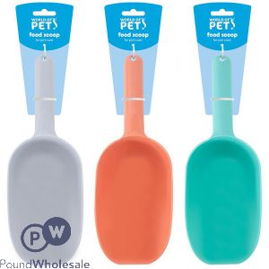 World Of Pets Large Pet Food Scoop 3 Assorted Colours