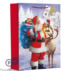 GIFTMAKER TRADITIONAL OUTDOOR SANTA GIFT BAG XL