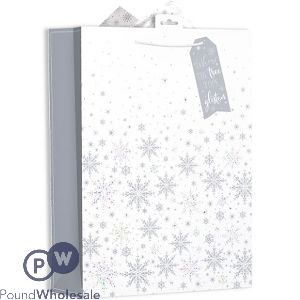 Giftmaker Ice & Snowflakes Gift Bag