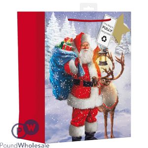 Giftmaker Outdoor Santa Christmas Gift Bag Large