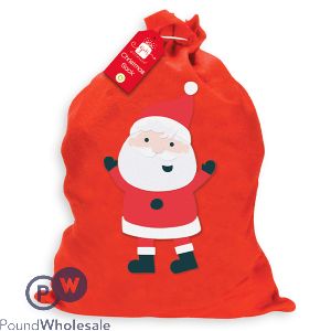 GIFTMAKER RED BASIC SANTA SACK