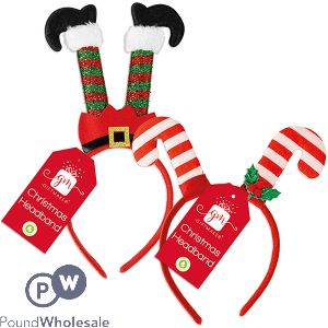 Giftmaker Christmas Novelty Headband Assorted