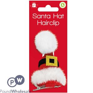 Giftmaker Santa Hat Hairclip