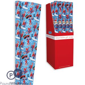 Giftmaker Spider-man Christmas Gift Wrap 2m X 69cm Cdu