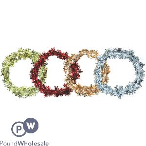 Christmas Snowflake Foil Garland Assorted Colours