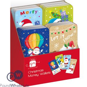 Giftmaker Christmas Money Wallets Assorted Cdu