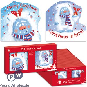 Giftmaker Mixed Gruffalo Christmas Cards 20 Pack Cdu
