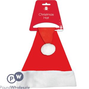 Giftmaker Christmas Red Felt Santa Hat