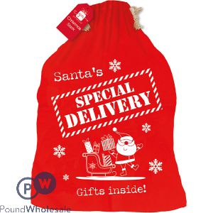 Giftmaker Santa's Special Delivery Christmas Sack