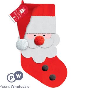 Giftmaker Christmas Santa Stocking