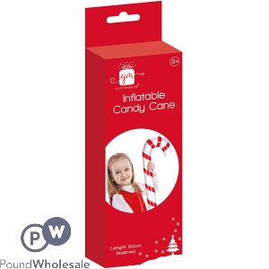 Giftmaker Christmas Inflatable Candy Cane Toy 90cm
