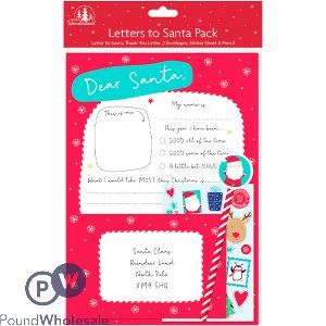 FESTIVE WONDERLAND LETTERS TO SANTA PACK