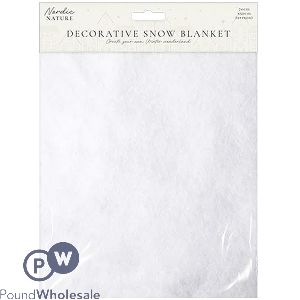 Christmas Decorative Snow Blanket 70cm X 50cm
