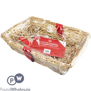 Christmas Wicker Hamper Kit Large