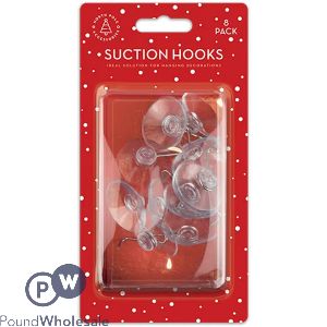 North Pole Accessories Small Suction Hooks 3.5cm 8 Pack