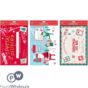 Santa Loves Kids Crafts North Pole Christmas Eve Box 12.5cm X 34cm X 23cm Assorted