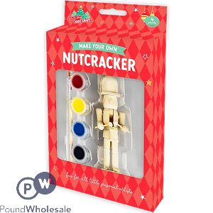 Santa Loves Kids Crafts Paint Your Own Nutcracker Kit