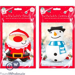 Christmas Inflatable Christmas Character 60cm X 41cm Assorted