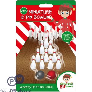 Christmas Elf Mini Bowling Set