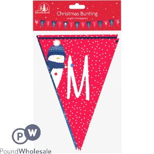 Festive Wonderland Merry Christmas Bunting 3.7m