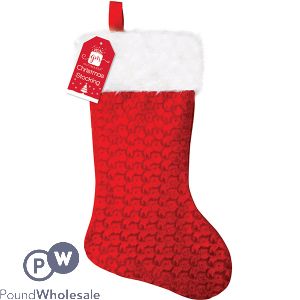 Giftmaker Deluxe Velvet Christmas Stocking