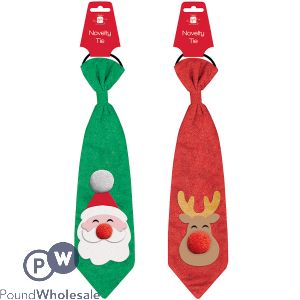 Giftmaker Santa & Reindeer Novelty Christmas Tie Assorted