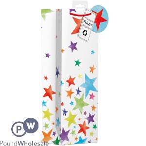 GIFTMAKER BRIGHT STARS GIFT BAG BOTTLE