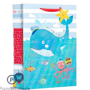 GIFTMAKER WHALE ACTIVITY GIFT BAG XL