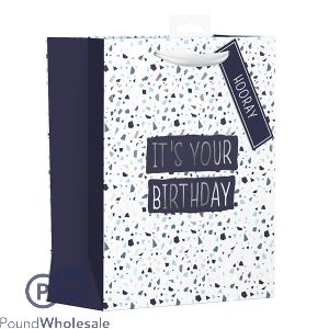 Giftmaker Terrazzo Birthday Gift Bag Medium