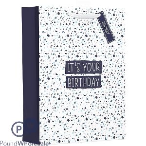 Giftmaker Terrazzo Birthday Gift Bag Xl