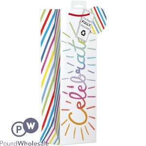 Giftmaker Brights Celebrate Gift Bag Bottle
