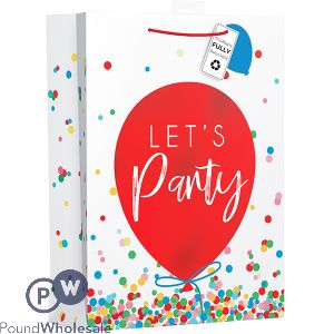 Giftmaker Let's Party Balloon Gift Bag Xl