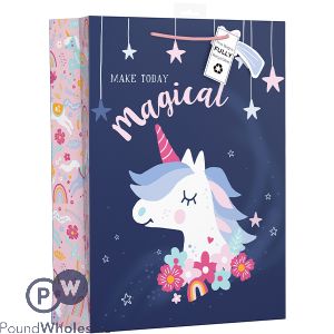 GIFTMAKER MAGICAL UNICORN GIFT BAG XL