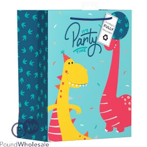 Giftmaker Party Dinosaurs Gift Bag Large