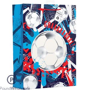 GIFTMAKER FOOTBALL GIFT BAG XL