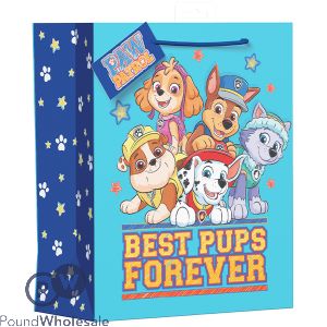 NICKELODEON PAW PATROL BEST PUPS FOREVER GIFT BAG LARGE