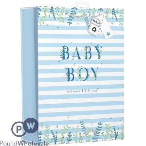 Giftmaker Floral Baby Boy Gift Bag Xl