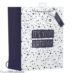 Giftmaker Terrazzo It's Your Birthday Gift Bag Large