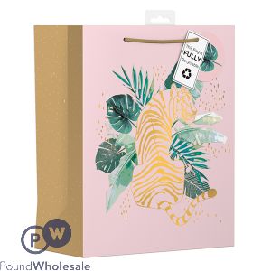 Jungle Tiger Gift Bag Large