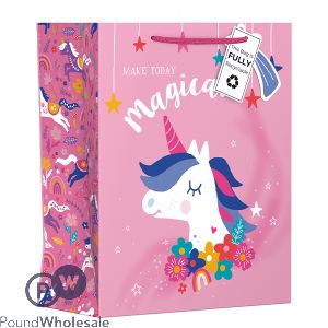 Giftmaker Magical Unicorn Gift Bag Large