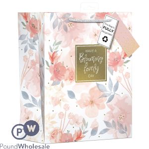 Giftmaker Floral Wash Gift Bag Large